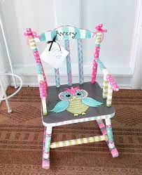 Hey I Found This Really Awesome Etsy Listing At Https Www Etsy Com Listing 190281468 Child Rocking Chair Painted Rocking Chairs Kids Chairs Childrens Chairs