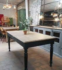 table d atelier en bois debut xxeme haus deko esszimmerkonsole bemalte mobel