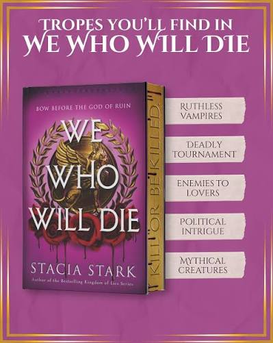Tropes you'll find in We Who Will Die ❤️‍🔥 Which of these are you most  excited to read about?! We Who Will Die is my slow burn romantasy coming  December 30 with @