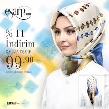 Hijab Esarp Panosundaki Pin