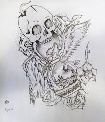 Skull Roses Hourglass Drawing I Did Inspired By A Very Similar One Memento Mori Original Drawings Chest Tattoo Sketches Hourglass Drawing