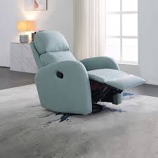Swivel Modern Gliding Blue Brown Pink Recliner Chair In Leath Aire Chairs Recliners Living Room Furniture Furniture
