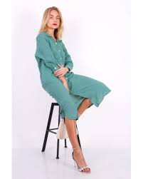 Check spelling or type a new query. Robe Longue Georgia En Lin Taille M L Couleur Vert Canard