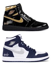 The Air Jordan 1 High Og Patent Black Metallic Gold And The Air Jordan 1 High Og Japan Midnight Navy Is Releasi In 2020 Air Jordans Newest Jordans Jordan 1 High Og