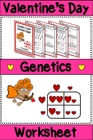 Valentine S Day Punnett Square Worksheet Cupid Genetics Biology Lessons Middle School Science Resources Middle School Science Teacher