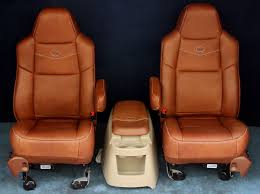 2007 2006 2005 2004 F250 F350 King Ranch Bucket Seat Leather Ford F250 Ford Excursion Ford Crew Cab