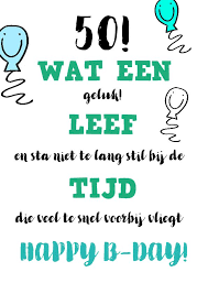 Verjaardagskaart Leeftijd 50 Aanpasbaar Kaartje2go Verjaardagskaart 50ste Verjaardag Citaten Grappige Verjaardagskaarten