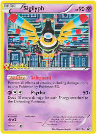 Sigilyph Legendary Treasures 66 Pokemon Card