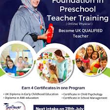 UK Degree Foundation in Preschool Teacher Training Next intake on 28th July  Benefits of enrollment ~ BECOME AN UK CERTIFIED TEACHER ~ BE AN  INTERNATIONALLY RECOGNIZED TEACHER ~ WORK OVERSEAS/ STUDY ABROAD ~