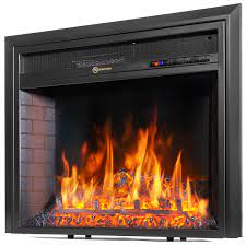 A wide variety of fireplace electric inserts options are available to you, such as related searches for fireplace electric inserts: Barton Electric Fireplace Insert Flame Stove Adjustable Flame Timer Firebox Logs With Remote Control Black Walmart Com Walmart Com