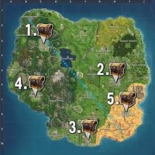 Find and play the best and most fun fortnite maps in fortnite creative mode! Fortnite Battle Royale Season 5 Week 7 Challenges Guide Stage Chests Treasure Locations Video Gameranx