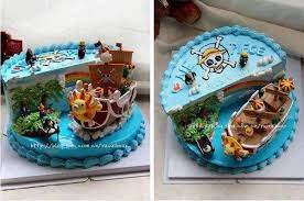 J'ai vite pensé à un gâteau en pâte à sucre car c'est ce qu'il y a de mieux pour faire une chouette déco.bon, c'est bien sucré, mais c'est pour des enfants, et puis on en mange pas tous les jours non plus. Gateau One Piece Gateau D Anime Anime One Piece Idee Deco Gateau
