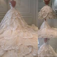 Free Shipping 301 51 Piece Buy Wholesale Luxury 2016 Bling Crystals Michael Cinco Wed Fairy Tale Wedding Dress Wedding Dresses Beaded Crystal Wedding Dresses