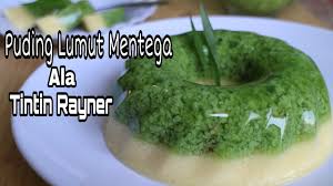 250 cc santan kental (boleh kara) 200 cc jus pandan (20 lembar daun pandan+air blender,saring) aku pake pasta pandan 1,5sdt keabisan daun pandan tadi. Resep Mudah Puding Lumut Mentega Ala Titin Rayner Enak Dan Simple Youtube