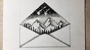Home body paint art female simple pencil drawings for beginners. How To Draw Easy And Simple Nature Scenery With Pencil Sketch Colour Creative Scenery For Beginners Youtube