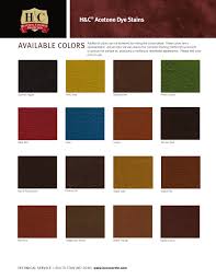 Sherwin Williams H U C Concrete Stain Color Chart Www