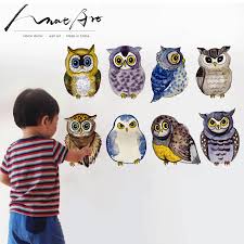 Check spelling or type a new query. Owl Decoration Kids Room Decoration Cartoon Watercolor Wall Art Painting Sticker Diy Mural Bedroom Decor Home Decor Living Room Wall Stickers Aliexpress