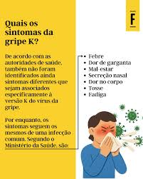 GRIPE K 😷 Um novo subtipo do vírus influenza, que ficou conhecido como  gripe K, tem chamado a atenção de autoridades de saúde. Na última semana, a  Organização Mundial da Saúde (OMS)