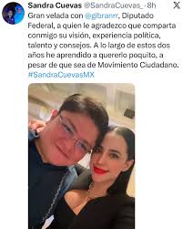 La doctorante en derecho que estudió en 10 países se reunió con el diputado  de MC Gibrán Ramírez, ambos fueron compañeros en la campaña de 2024 ya que Sandra  Cuevas fue emecista