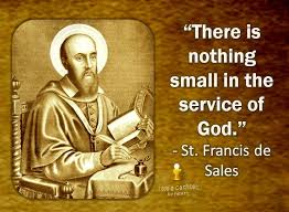 Francis de sales, is a knitting together of two hearts. Pin On Church