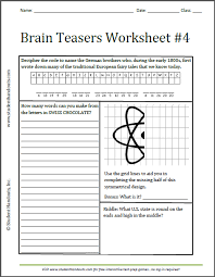 Printable puzzles brain teasers and printable brain teaser worksheets adults printable cognitive activities for adults 10 cognitive stimulation activities for people with 54 brain teasers for adults‏ with answers to test your smartness printable christmas brain teasers for adults with answers. Answer Key Brain Teasers For Kids With Answers Gamers Smart