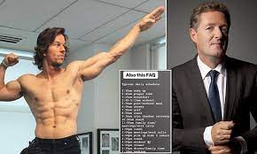 Want to get mark wahlberg's famous abs? Piers Morgan If Mark Wahlberg S Insane Daily Regime Is What Fame Costs I D Rather Go Down The Pub Daily Mail Online