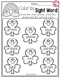 Esl worksheets for teaching english. March And St Patrick S Day Worksheet Kindergarten Addition Worksheets Kindergarten Worksheets Kindergarten Colors