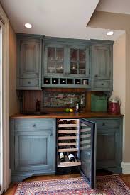 After a year of being cooped up inside, we're craving more than just a freshly renovated kitchen. Blue Hutch Design With An Undercounter Wine Fridge Giorgi Kitchens Designs