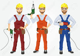 Clases presenciales especializadas para superar. Conjunto De Operarios Inconformista En Taladros De Sujecion Uniforme Aisladas Sobre Fondo Blanco Ilustraciones Vectoriales Clip Art Vectorizado Libre De Derechos Image 49176554