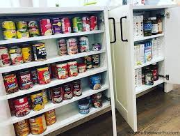 Create Custom Canned Goods Storage From Ikea Cabinets House Of Hepworths Canned Good Storage Ikea Cabinets Ikea
