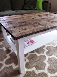 It S A Long Story Coffee Table Makeover Wood Plank Table Top Ikea Hack Coffee Table Makeover Diy Table Makeover Table Makeover