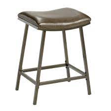 This bar stool brings together traditional elements and a modern style. Backless Bar Stools 24 To 30 Saddle Counter Barstool With Nested Leg Sadler S Home Furnishings Bar Stools