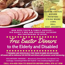 Soul food dinner favorites that you can cook today 6 6. New Hope Youth And Family Services And Big Daddy S Bbq And Soulfood Delivers Easter Dinners For The Elderly And Disabled During Covid 19 Milwaukee Courier Weekly Newspaper