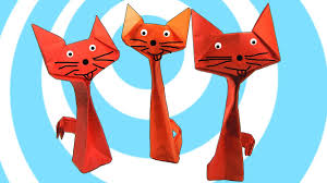 Origami Ile Kedi Yapimi Asialogy