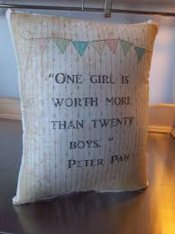 Peter Pan Pillow Girl Birthday Gift Cotton Cushion Bestseller Chambre Bebe Idees Pour La Maison Futur Bebe