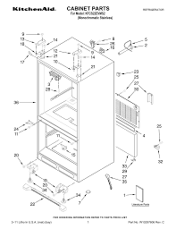 kitchenaid kfcs22evms2 refrigerator