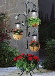 Pflanzstander Mit 3 Solarleuchte Blumenstander Garten Deko Blumen Pflanzen Blumen Pflanzen Pflanzen Solarleuchten