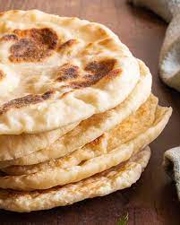 Quick And Easy No Yeast Naan Bread Recipe Saving Flavors Recipe In 2020 Recipes With Naan Bread Naan Bread Recipe Easy Naan Bread