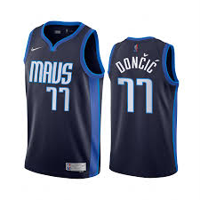 Dallas mavericks luka dončić statement 2018 replica jersey. Dallas Mavericks 77 Luka Doncic 2020 21 Earned Edition Navy Jersey