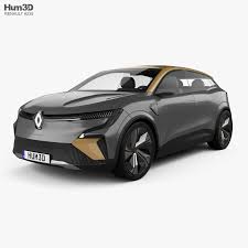 3d Model Of Renault Megane Evision 2020 Renault Megane 3d Model Renault