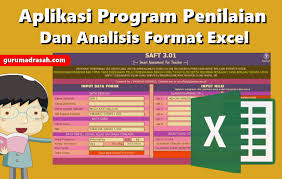 Format analisis nilai ulangan harian k13 lengkap file google drive. Aplikasi Program Penilaian Dan Analisis Format Excel