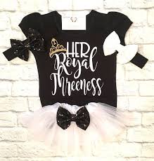 3rd Birthday Princess Birthday Dress For 3 Year Old Third Birthday Shirt Her Royal Threeness Shirt Third Third Birthday Shirt Girls 3rd Birthday Third Birthday Girl