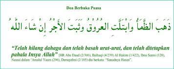 Niat Buka Puasa Sunnah Senin Kamis