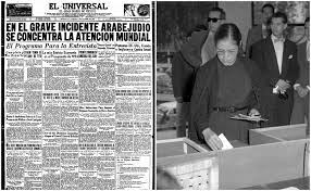La junta de coordinación política (jucopo) del congreso capitalino acordó la realización de una sesión solemne, el próximo sábado 17 de octubre, a las 10:00 horas, para conmemorar el 67 aniversario del sufragio femenino en méxico. En 1953 No Todos Aplaudieron El Voto Femenino