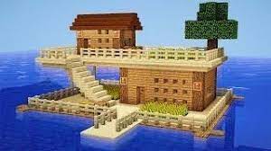 I'm juns who majored in architecture in korea. Minecraft How To Build A Survival House On Water House Tutorial Minecraft Houses Minecraft Water House Minecraft Houses Survival