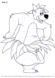 Disney quotes, jungle book print, baloo and mowgli, printable quote, nursery decor, baloo instant download quote: Learn How To Draw Baloo From The Jungle Book The Jungle Book Step By Step Drawing Tutorials