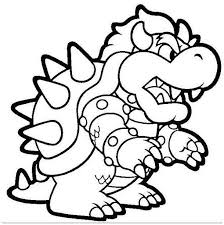 Bowser Coloring Page For Kids Mario Coloring Pages Coloring Pages Coloring Pages For Kids