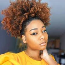 For this babe wore it in weave colored with brown and light brown highlights featuring on small areas around the entire hair to make if look fabulous. African American Curly Ponytail Hairstyles Novocom Top