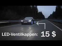 Led Ventilkappen Am Audi A7 Cinematic Youtube