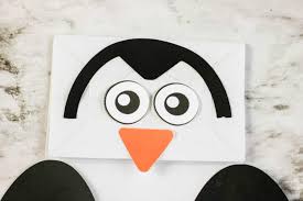 Trace an oval shape onto the black construction paper. Paper Bag Penguin Craft For Kids Simple Project For Penguin Unit